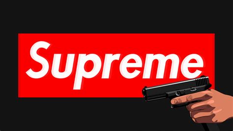 Supreme Black And Red Wallpaper Carrotapp