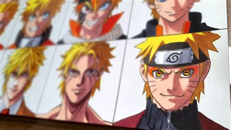 Drawing Naruto As 12 Different Animes Protagonists Youtube