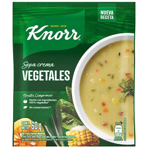 Sopa Crema Knorr Vegetales X60gr Jumbo