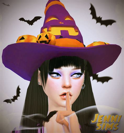 Sims 4 Ccs The Best Halloween Hats By Jennisims