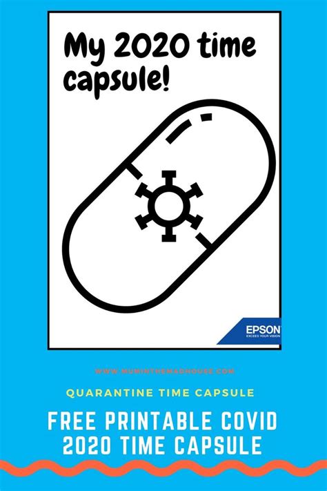 Lockdown 2020 Time Capsule Printable Time Capsule Things To Do With