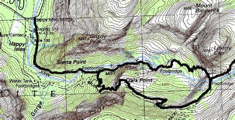 Yosemite Half Dome Trail Map Vlrengbr