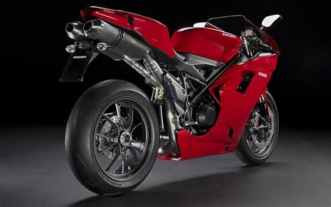 Hd Wallpaper Red And Black Sports Bike Motorbike Ducati 1198