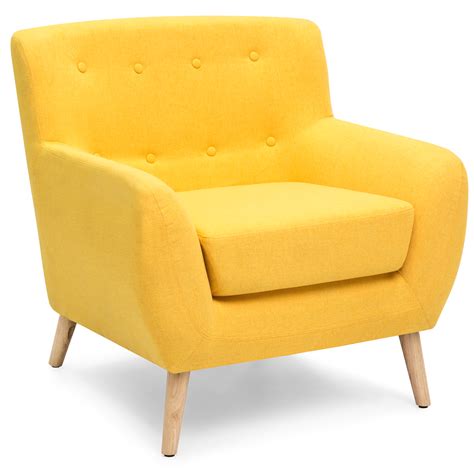Unique living room accent furniture from accent chairs for bedroom , image source: Best Choice Products Mid-Century Modern Linen Upholstered ...