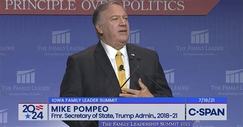 Mike Pompeo Remarks At Iowa Family Leader Summit C SPAN Org