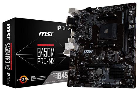 The msi b450 tomahawk max is the best mainstream motherboard for ryzen 5 3600. MSI ProSeries AMD Ryzen 1st 2nd Gen AM4 M.2 USB 3 DDR4 D ...