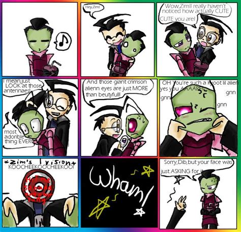 Comic Invader Zim Also This Is Not Zadr The Person Said Dib Was Trying To Insult Him Xd