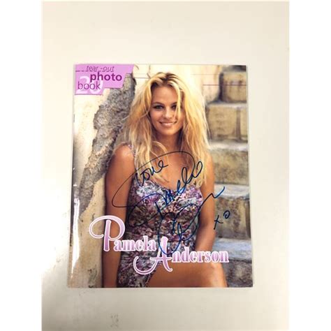 Autograph Autograph Signed Pamela Anderson Picture Book