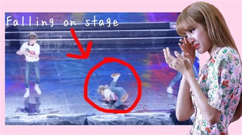 Kpop Idols Falling On Stage Bts Exo Itzy Twice And More Youtube