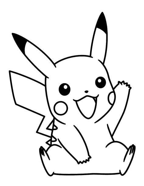 Dibujos De Colorear De Pikachu