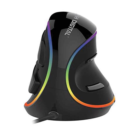 J Tech Digital Vertical Ergonomic Mouse Wired With Chroma Rgb Color Led