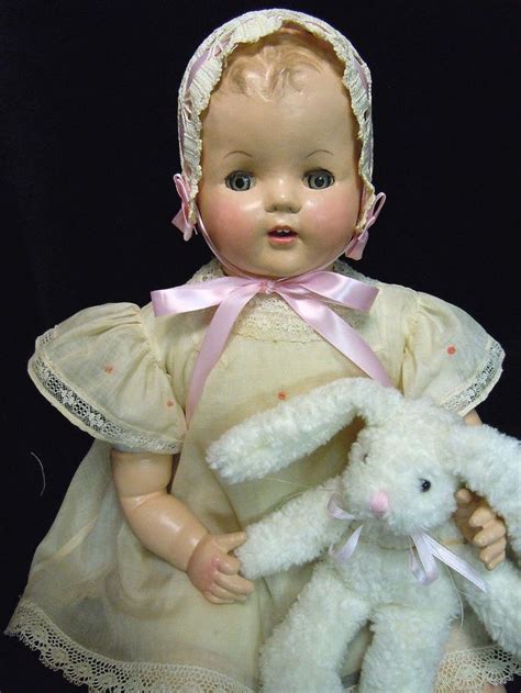 Vintage Composition Baby Doll 1930s 40s Restored 22 So Adorable