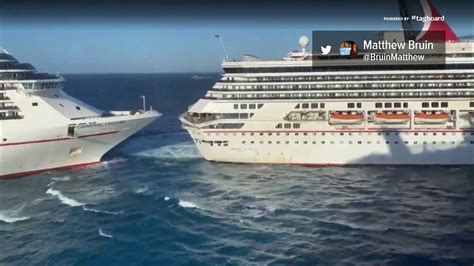 Carnival Cruise Ships Crash Into Each Other