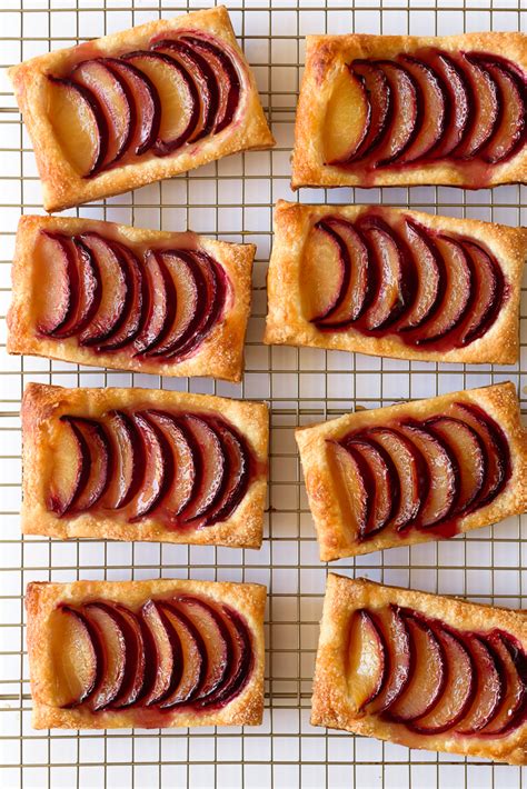 Easy Maple Plum Puff Pastry Tarts Fork Knife Swoon