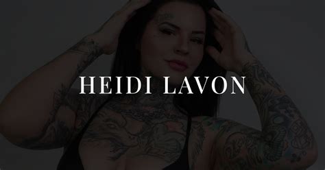 Heidi Lavon Alternative Model
