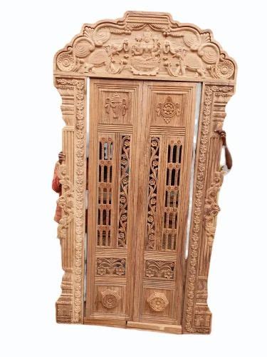 Interior Wooden Pooja Room Door For Home At Rs 18000piece In Chennai