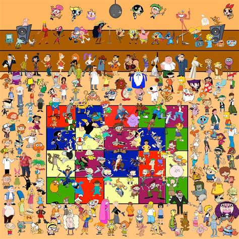 Cartoon Party Birthday Tribute By Minecraftman1000 On Deviantart