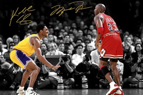 Poster Canvas – Michael Jordan vs Kobe Bryant – REVER LAVIE