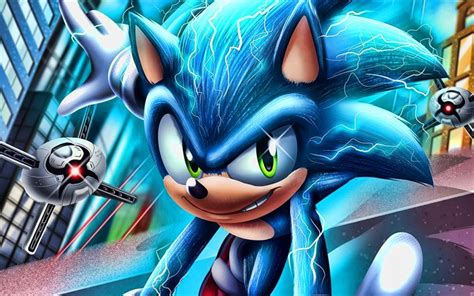 Descargar Fondos De Pantalla Sonic 4k 3d Arte Sonic The Hedgehog