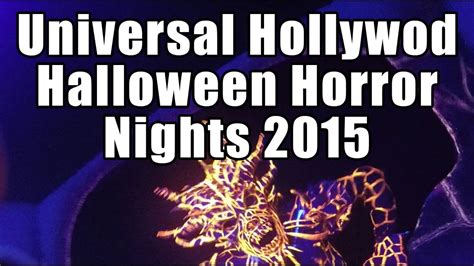 Universal Hollywood Halloween Horror Nights 2015 - Jeff's Video Blog