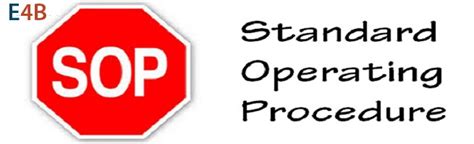 Sop Standard Operating Procedure