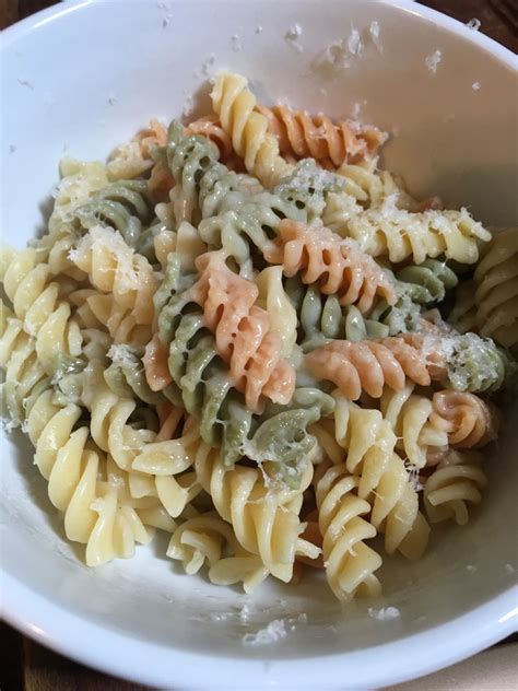 Garden Rotini With Butter And Parmesan Directions Calories Nutrition