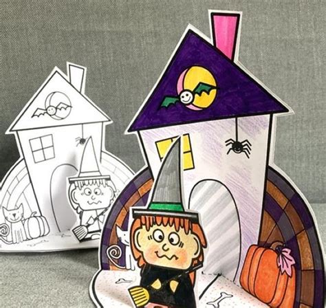 Papermau Halloween Special Easy To Build Witch House Decorative