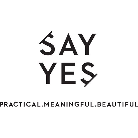 Say Yes Logo With Tagline 3in Say Yes