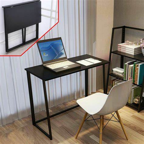 Modern folding computer desk writing table 2 tier laptop pc workstation. Small Folding Desk Corner Foldable Computer Desk Laptop PC ...