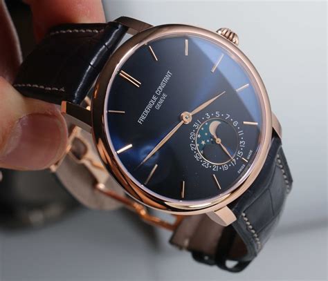 Even the most expensive frédérique constant watch doesn't match the price of other luxury horological brands. Frederique Constant Manufacture Slimline Moonphase Watch ...