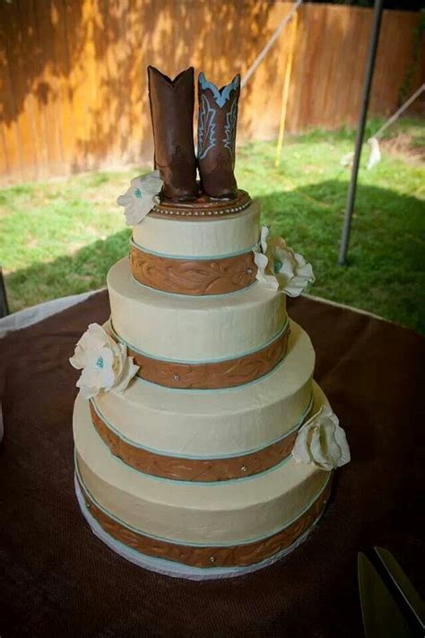 Rustic Wedding Cakes With Our Western Lasso Groom Bride Cake Topper