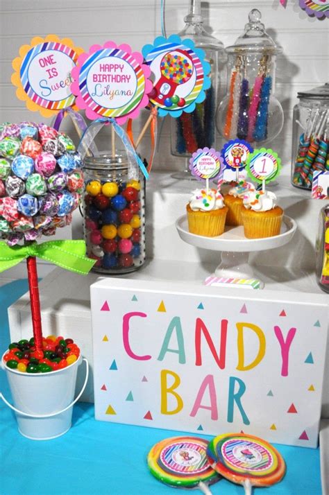 Candy Theme Birthday Party Candy Land Theme Outdoors Birthday Party