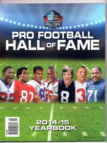 Nfl Pro Football Hall Of Fame 2014 15 Yearbook Class Of 2014 Strahan