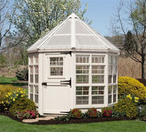 Amish 8 X 8 Ft Octagon Greenhouse Kit Home Greenhouse Greenhouse
