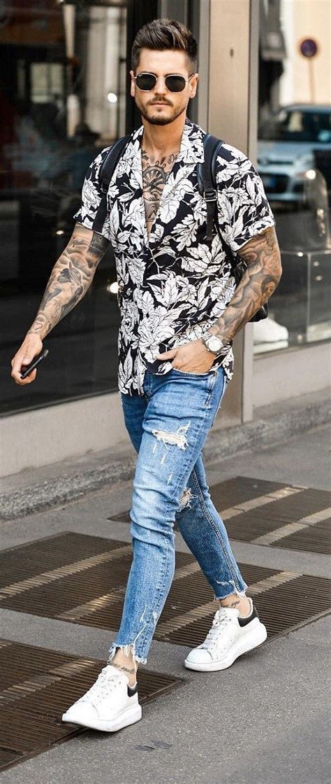 Street Casual Summer Outfits Men Addicfashion