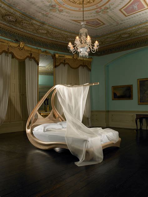 Sensual And Curvaceous Enignum Canopy Bed By Joseph Walsh Home Design