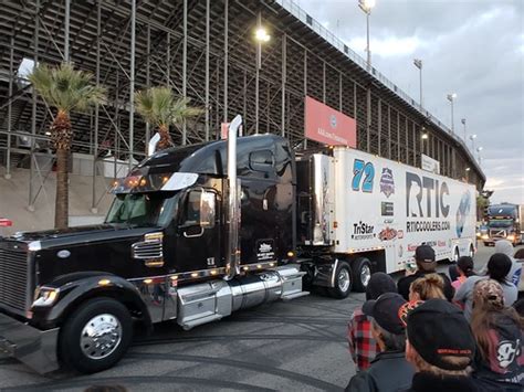 In what has become an annual tradition for race fans attending the nascar hall of fame 200 and first data 500 weekend at martinsville speedway, the monster energy nascar cup series haulers transporting the cars will take to us 220 for the annual hauler parade. NASCAR Hauler Parade at Auto Club Speedway, March 15, 2018 ...