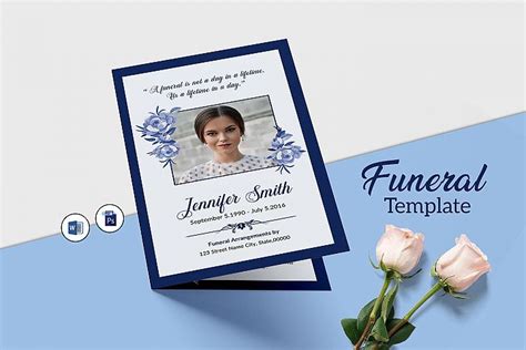 Funeral Program Template Ms Word And Photoshop Template 490121