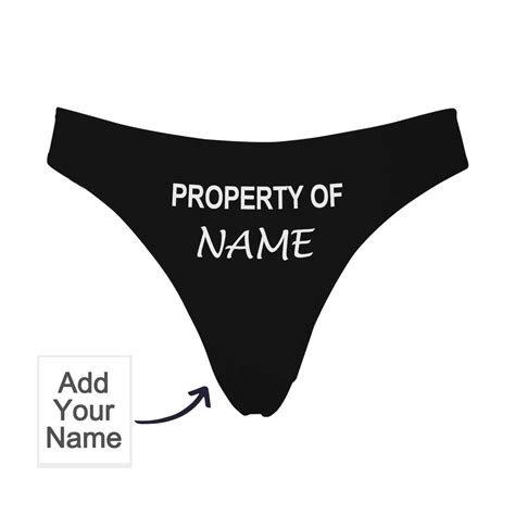 Custom Thongs With Name Yourphotosocks