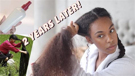 But when you're waiting for the hair on your head to grow back—say, after an especially unfortunate haircut—it seems like it takes forever. Overnight Rice Water Spray for Fast Hair Growth! 2 years ...