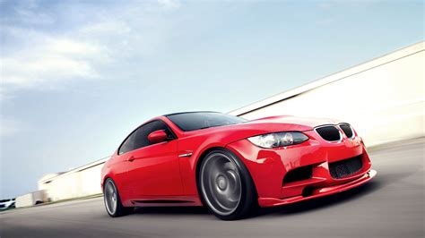 Red Coupe Bmw Car Red Cars Vehicle Hd Wallpaper Wallpaper Flare