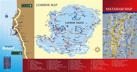 Peta Wisata Pulau Lombok Peta Wisata Indonesia Dan Lu