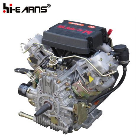 China Air Cooled Two Cylinder Diesel Engine With Fuel Tank 2v86f