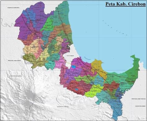 Peta kecamatan pangenan kaupaten cirebon : Peta Kabupaten Cirebon, Jawa Barat HD dan Keterangannya