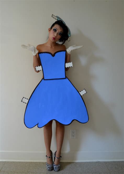 Homemade Halloween Costumes Paper Dolls Flawssy