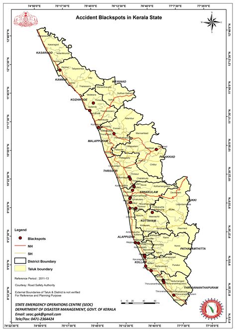 Kerala Road Map