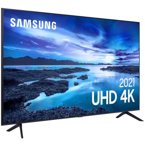 Samsung Smart Tv 65 Uhd 4k 65au7700 Processador Crystal 4k Tela Sem