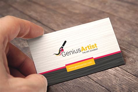 Business Card For Artist And Painter Business Card Templates Creative