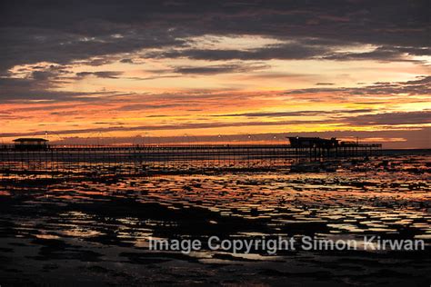 Southport Pier Sunsetphotographer Liverpool Marketing Events Aerial