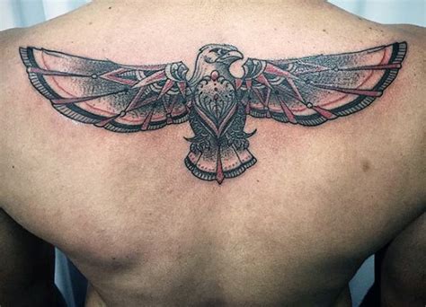 Back Eagle Tattoos For Men
